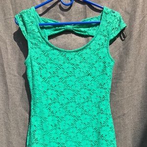 Material Girl Medium coral green turquoise